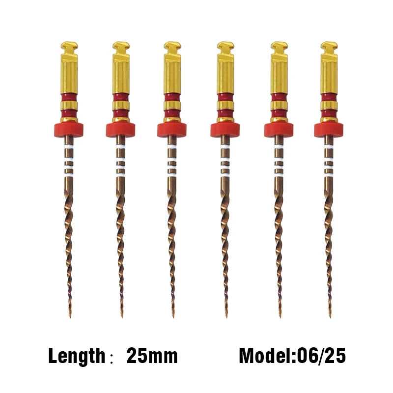 Limas rotatorias de endodoncia de níquel-titanio Coxo SC Pro, 5 cajas