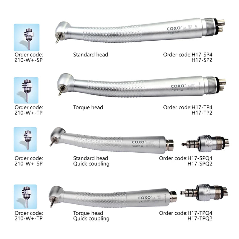 COXO CX207-W Dental High-Speed Air Turbine Handpiece