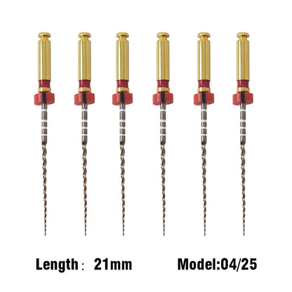 Limas rotatorias de endodoncia de níquel-titanio Coxo SC Pro, 5 cajas