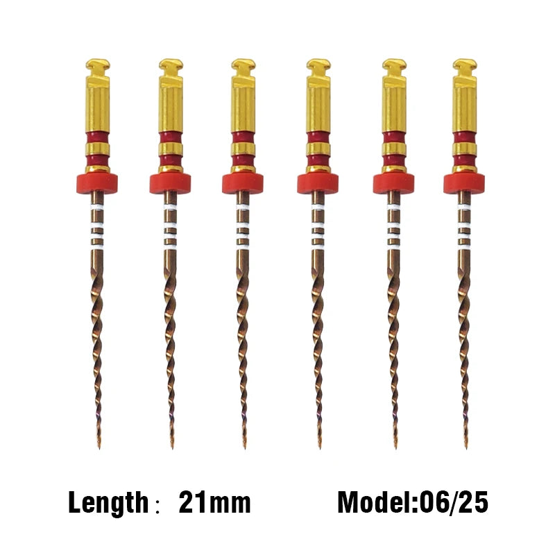 Limas rotatorias de endodoncia de níquel-titanio Coxo SC Pro, 5 cajas
