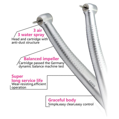 COXO CX207-W Dental High-Speed Air Turbine Handpiece