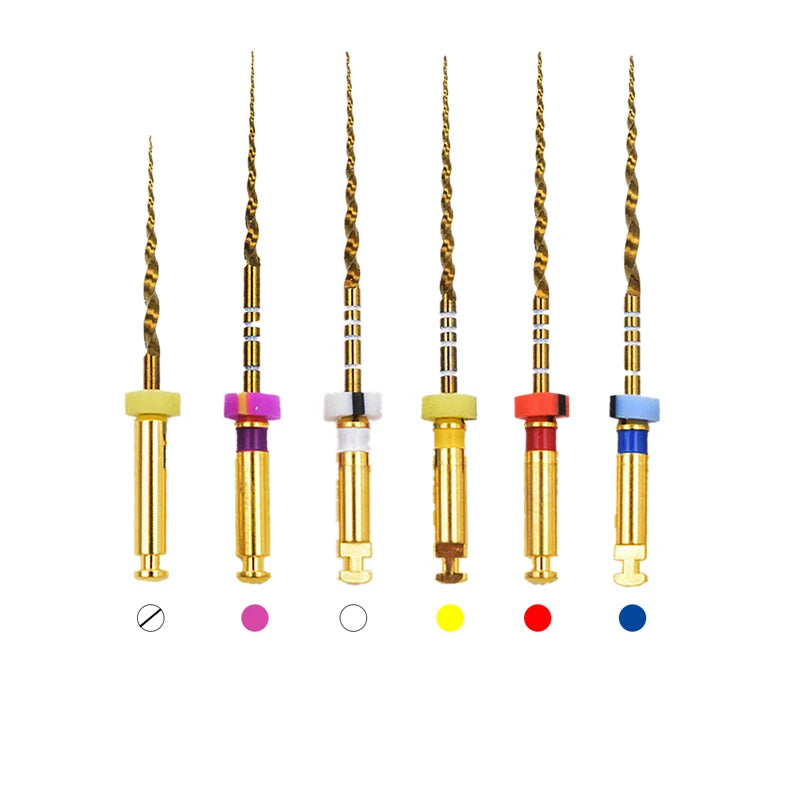 Limas rotatorias de endodoncia de níquel-titanio Coxo SC Pro, 5 cajas