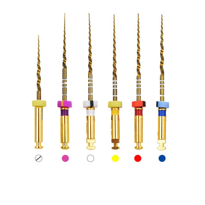 Limas rotatorias de endodoncia de níquel-titanio Coxo SC Pro, 5 cajas