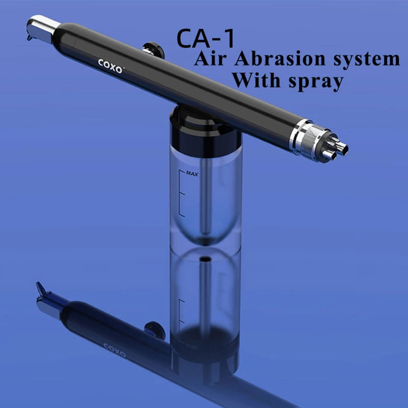 COXO CA-1 Air Abrasion System Orthodontic Sandblaster Includes 3 Bottles Aluminum Oxide Powder